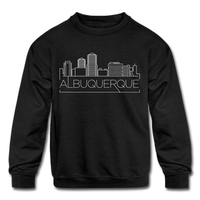 Albuquerque, New Mexico Youth Sweatshirt - Skyline Youth Albuquerque Crewneck Sweatshirt