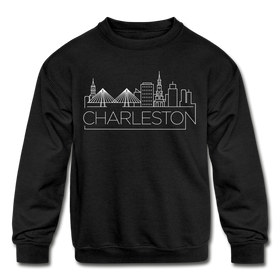 Charleston, South Carolina Youth Sweatshirt - Skyline Youth Charleston Crewneck Sweatshirt
