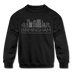 Birmingham, Alabama Youth Sweatshirt - Skyline Youth Birmingham Crewneck Sweatshirt - black