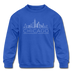 Chicago, Illinois Youth Sweatshirt - Skyline Youth Chicago Crewneck Sweatshirt - royal blue