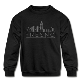 Fresno, California Youth Sweatshirt - Skyline Youth Fresno Crewneck Sweatshirt