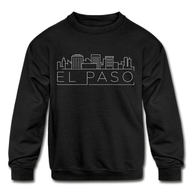 El Paso, Texas Youth Sweatshirt - Skyline Youth El Paso Crewneck Sweatshirt