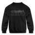 Juneau, Alaska Youth Sweatshirt - Skyline Youth Juneau Crewneck Sweatshirt - black
