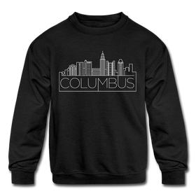 Columbus, Ohio Youth Sweatshirt - Skyline Youth Columbus Crewneck Sweatshirt