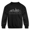 Columbus, Ohio Youth Sweatshirt - Skyline Youth Columbus Crewneck Sweatshirt