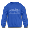Columbus, Ohio Youth Sweatshirt - Skyline Youth Columbus Crewneck Sweatshirt
