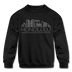 Honolulu, Hawaii Youth Sweatshirt - Skyline Youth Honolulu Crewneck Sweatshirt - black