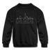 Las Vegas, Nevada Youth Sweatshirt - Skyline Youth Las Vegas Crewneck Sweatshirt - black