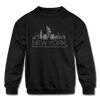 New York Youth Sweatshirt - Skyline Youth New York Crewneck Sweatshirt