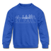 Saint Paul, Minnesota Youth Sweatshirt - Skyline Youth Saint Paul Crewneck Sweatshirt - royal blue