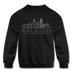 Raleigh, North Carolina Youth Sweatshirt - Skyline Youth Raleigh Crewneck Sweatshirt - black