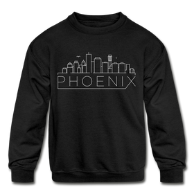 Phoenix, Arizona Youth Sweatshirt - Skyline Youth Phoenix Crewneck Sweatshirt