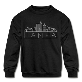 Tampa, Florida Youth Sweatshirt - Skyline Youth Tampa Crewneck Sweatshirt