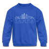 Tampa, Florida Youth Sweatshirt - Skyline Youth Tampa Crewneck Sweatshirt