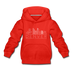 Denver, Colorado Youth Hoodie - Skyline Youth Denver Hooded Sweatshirt - red