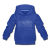 Anchorage, Alaska Youth Hoodie - Skyline Youth Anchorage Hooded Sweatshirt - royal blue