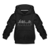 Austin, Texas Youth Hoodie - Skyline Youth Austin Hooded Sweatshirt - black