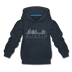 Austin, Texas Youth Hoodie - Skyline Youth Austin Hooded Sweatshirt - navy