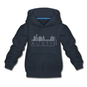 Austin, Texas Youth Hoodie - Skyline Youth Austin Hooded Sweatshirt