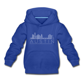 Austin, Texas Youth Hoodie - Skyline Youth Austin Hooded Sweatshirt