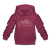 Birmingham, Alabama Youth Hoodie - Skyline Youth Birmingham Hooded Sweatshirt - burgundy