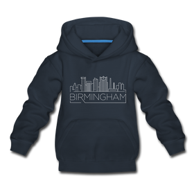 Birmingham, Alabama Youth Hoodie - Skyline Youth Birmingham Hooded Sweatshirt