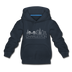 Charleston, South Carolina Youth Hoodie - Skyline Youth Charleston Hooded Sweatshirt - navy