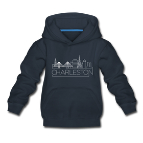 Charleston, South Carolina Youth Hoodie - Skyline Youth Charleston Hooded Sweatshirt