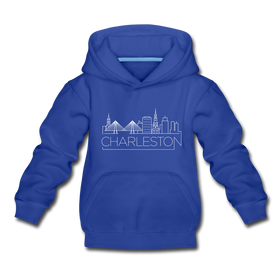 Charleston, South Carolina Youth Hoodie - Skyline Youth Charleston Hooded Sweatshirt
