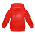 Charlotte, North Carolina Youth Hoodie - Skyline Youth Charlotte Hooded Sweatshirt - red