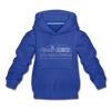 Colorado Springs, Colorado Youth Hoodie - Skyline Youth Colorado Springs Hooded Sweatshirt - royal blue