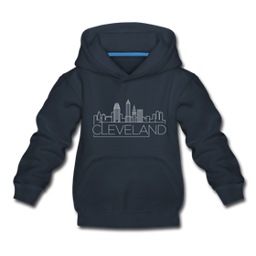 Cleveland, Ohio Youth Hoodie - Skyline Youth Cleveland Hooded Sweatshirt