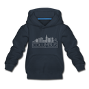Columbus, Ohio Youth Hoodie - Skyline Youth Columbus Hooded Sweatshirt - navy