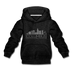 Columbus, Ohio Youth Hoodie - Skyline Youth Columbus Hooded Sweatshirt - charcoal gray