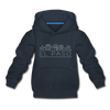 El Paso, Texas Youth Hoodie - Skyline Youth El Paso Hooded Sweatshirt - navy
