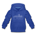 Fort Worth, Texas Youth Hoodie - Skyline Youth Fort Worth Hooded Sweatshirt - royal blue