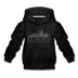 Fort Worth, Texas Youth Hoodie - Skyline Youth Fort Worth Hooded Sweatshirt - charcoal gray