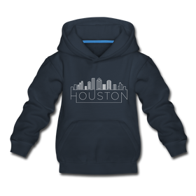 Houston, Texas Youth Hoodie - Skyline Youth Houston Hooded Sweatshirt