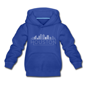 Houston, Texas Youth Hoodie - Skyline Youth Houston Hooded Sweatshirt