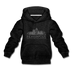 Indianapolis, Indiana Youth Hoodie - Skyline Youth Indianapolis Hooded Sweatshirt - charcoal gray