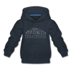 Hollywood, California Youth Hoodie - Skyline Youth Hollywood Hooded Sweatshirt - navy