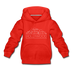 Hollywood, California Youth Hoodie - Skyline Youth Hollywood Hooded Sweatshirt - red