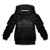 Hollywood, California Youth Hoodie - Skyline Youth Hollywood Hooded Sweatshirt - charcoal gray