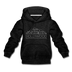 Hollywood, California Youth Hoodie - Skyline Youth Hollywood Hooded Sweatshirt - charcoal gray