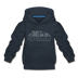 Honolulu, Hawaii Youth Hoodie - Skyline Youth Honolulu Hooded Sweatshirt - navy