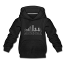 Jacksonville, Florida Youth Hoodie - Skyline Youth Jacksonville Hooded Sweatshirt - black