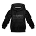 Juneau, Alaska Youth Hoodie - Skyline Youth Juneau Hooded Sweatshirt - charcoal gray