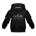Louisville, Kentucky Youth Hoodie - Skyline Youth Louisville Hooded Sweatshirt - charcoal gray