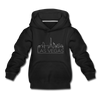Las Vegas, Nevada Youth Hoodie - Skyline Youth Las Vegas Hooded Sweatshirt - black