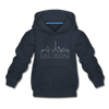 Las Vegas, Nevada Youth Hoodie - Skyline Youth Las Vegas Hooded Sweatshirt - navy
